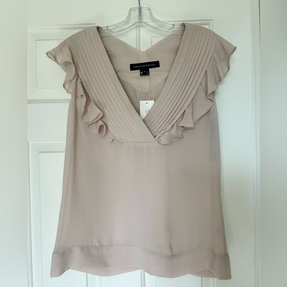French Connection Sheer Blouse